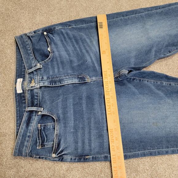 Classic Loft the curvy kick crop bootcut jeans sz 12/31 High rise blue. jean - Picture 7 of 12